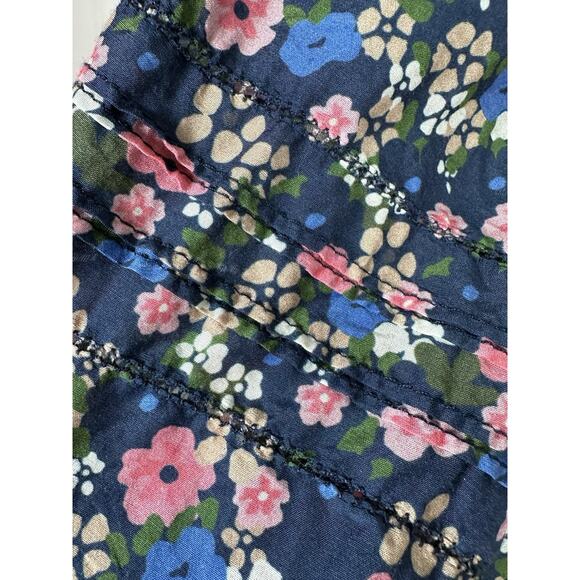 Trovata Womens Multicolor Floral Porcelain Ivy Shirtdress Yulia Dress Medium - Picture 5 of 12